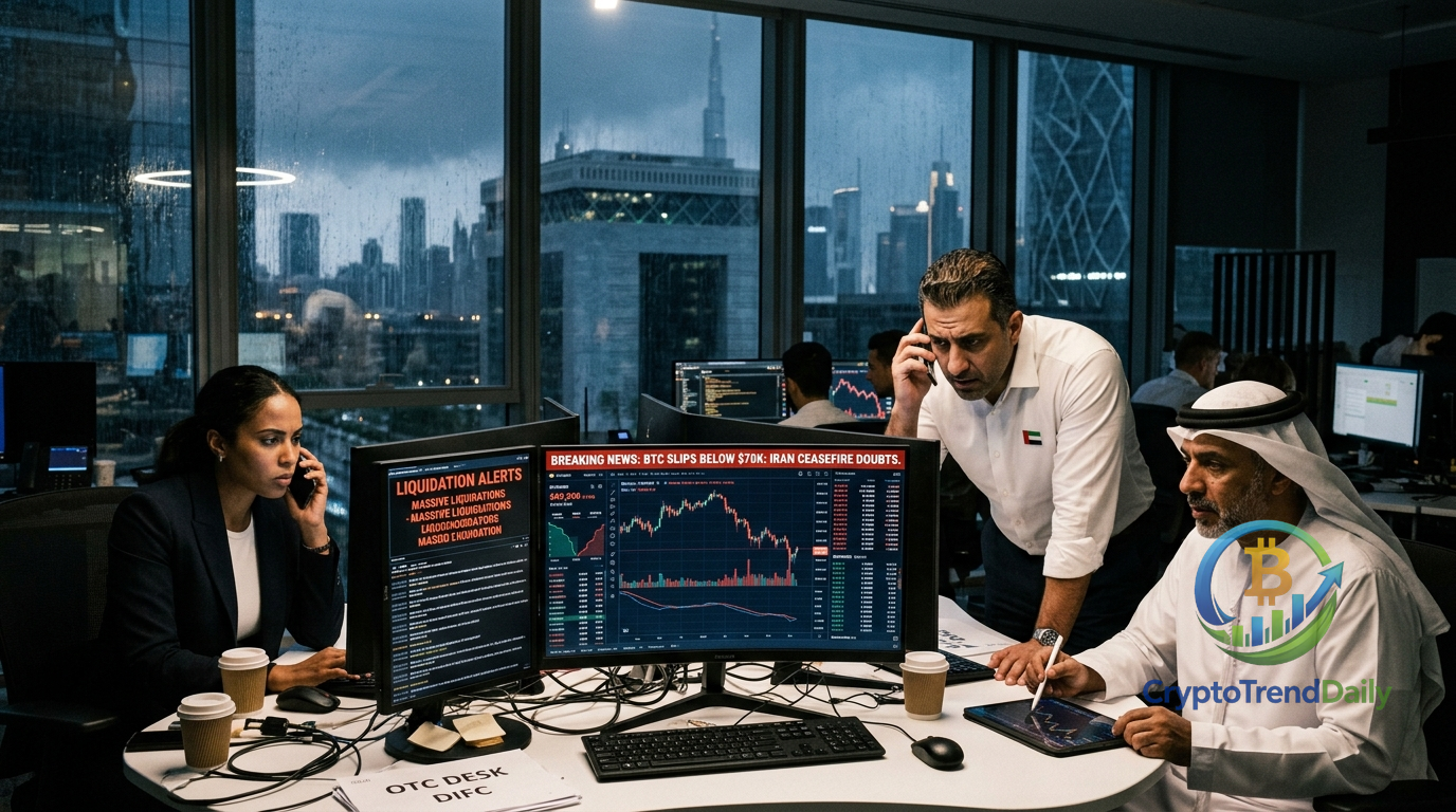 Bitcoin Crashes Below $70K as Iran Ceasefire Rejection Shakes Markets